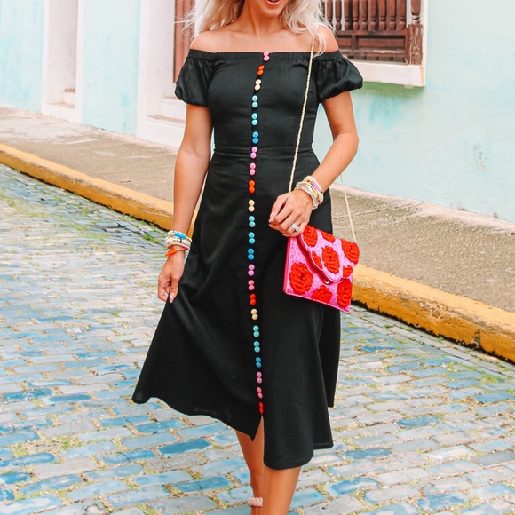 Rainbow button down dress - Picture 2 of 2